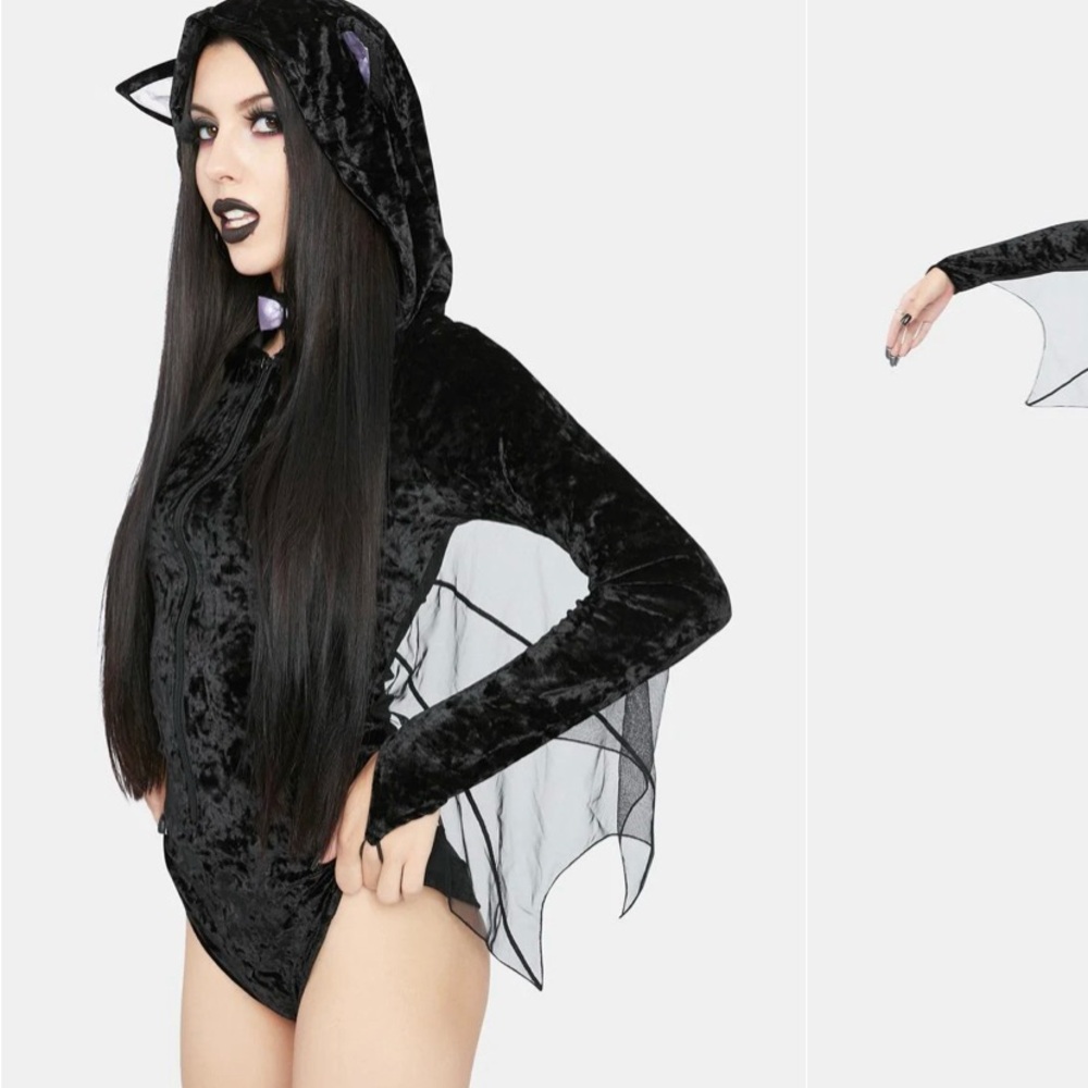 Dollz Kill Bat Costume - Picture 2 of 3